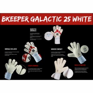 GANTS GB GALACTIC #25 WHITE BKEEPER